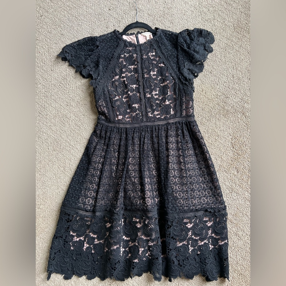 Beautiful Rebecca Taylor Black Dress. Beautiful high end brand